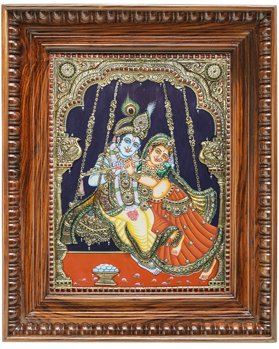 F3-Krishna - Radha-2 Plain Image1